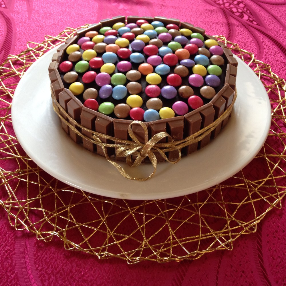 smarties-torta