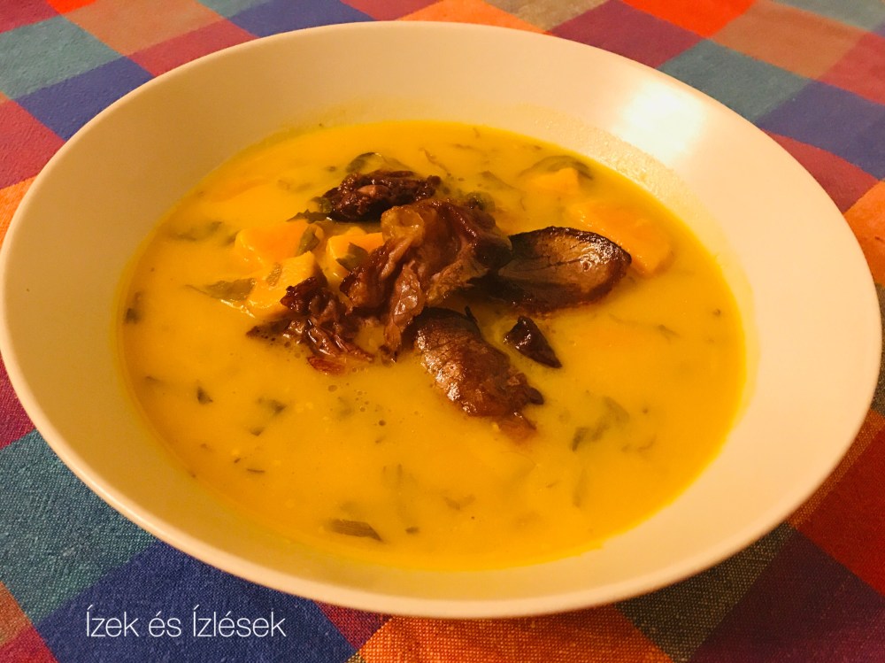 tárkonyos édespityókaleves